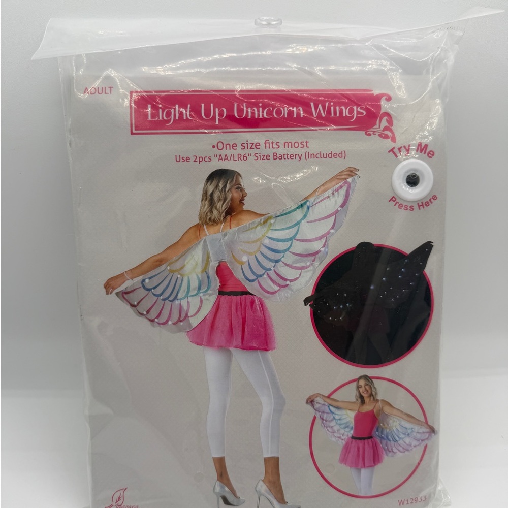 Light Up Unicorn Wings Costume